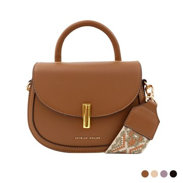 天藍小舖-skyblue自訂里昂風采復古馬鞍包-共4色-A17174883