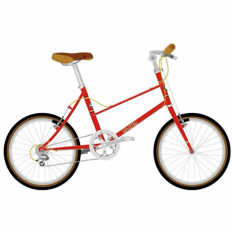 BRUNO ブルーノ MIXTE レッド ミニベロ BRUNO ブルーノ MIXTE レッド ミニベロ