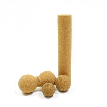 Approach Cork軟木筋膜療氧組（3件組-無袋）(花生球/推打棒/大小球)-🌳最天然療癒的軟木按摩球🌳