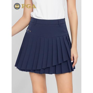 美國PGA 高爾夫短裙女士/半身裙雙層百褶舒適彈力防走光內襯