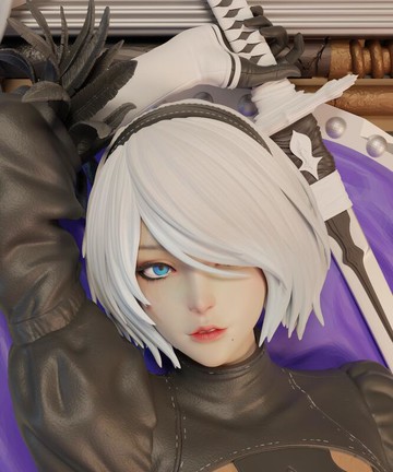 【可開發票】【預訂】美雲GK 尼爾機械紀元 lazydog工作室 2B YoRHa夜刃二號B型雕像