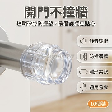 台灣出貨✨ 門把防撞套 透明矽膠 防風撞擊 免打孔 靜音保護 1.7-2.3cm適用 居家辦公