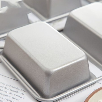 甄選好貨✿ 烘焙模具 蛋糕製作模具 方形6連迷你漢堡不粘烤盤蛋糕吐司麪包模具家用烘焙烤箱