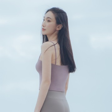 【MACACA】若水瑜伽背心 - AIE1124 粉紫