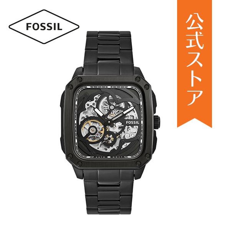 腕時計 メンズ フォッシル 自動巻き アナログ 時計 ステンレス ブラック INSCRIPTION ME3203 FOSSIL 公式 |  LINEショッピング