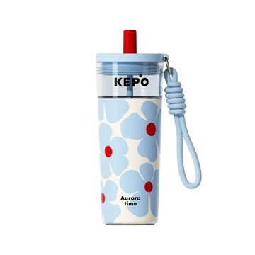 700mL KC016 316L不鏽鋼茶水分離保溫杯 陶瓷款 潘瑟拉