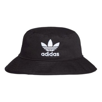 adidas originals Bucket Hat AC Embroidered Logo Cotton Fisherman's hat Unisex Black