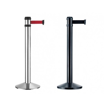 萬向 多方向掛接 5 米伸縮帶 欄柱 銀柱/黑柱 豪華型 / 支 RS-A5SR/RS-A5BK【APP滿額下單10%點數(單一帳號最高5000點)】1/31止