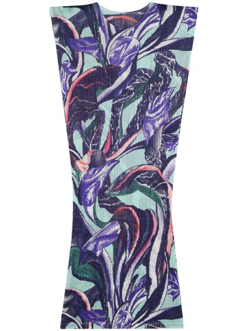 Pleats Please Issey Miyake - Tardivo plissé midi dress - women - Polyester - 4 - Blue