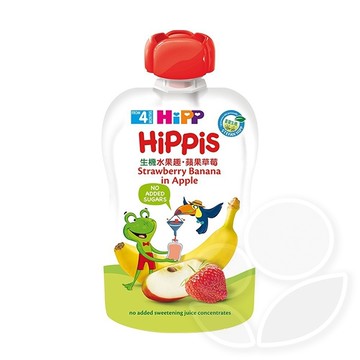 HiPP 喜寶 生機水果趣-蘋果草莓100g【佳兒園婦幼館】