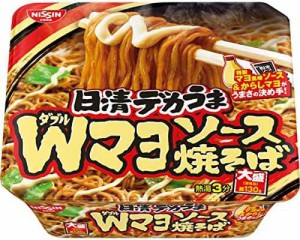 日清食品 デカうま Wマヨソース焼そば 153g ×12個