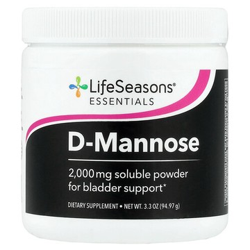 LifeSeasons, D-甘露糖，2000 毫克，3.3 盎司（94.97 克）