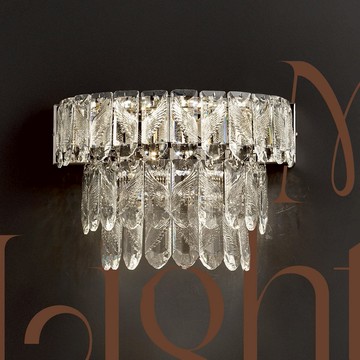 12W三色變光水晶壁燈 B18-55-61801