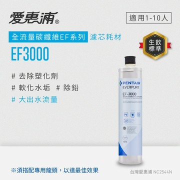 【愛惠浦】EF3000碳纖活性碳濾芯(DIY更換)