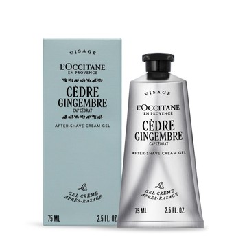 L’OCCITANE 歐舒丹 雪松生薑鬍後舒緩凝乳(75ml)-專櫃公司貨