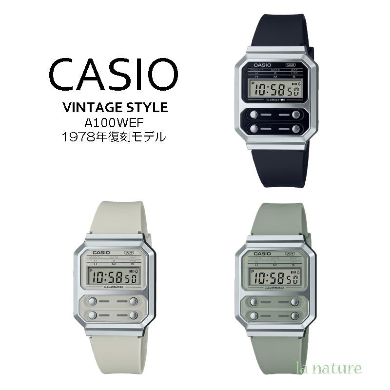 CASIO A100WEL-1A 日本未発売モデル カシオ 復刻モデル - 腕時計(デジタル)