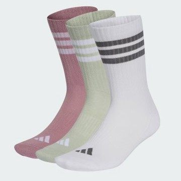 【adidas 愛迪達】 中筒襪 3 雙入 男/女 KQ6773