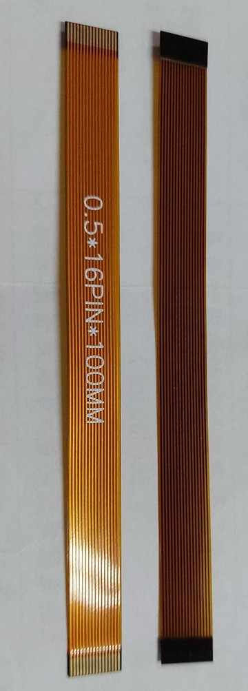 FPC軟排線 16P 0.5mm間距 100mm長 正正同向(含稅)-10入/包【佑齊企業 iCmore】