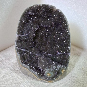 迷你水晶洞 -黑砂糖水晶/財眼