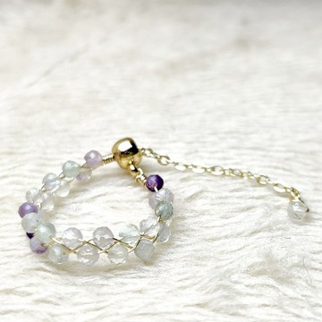 【設計款】14K金螢石戒指 14K Gold Fluorite Ring