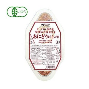 オーサワの国内産有機活性発芽玄米おにぎり（小豆入り）（2個入）（90g×2） オーサワジャパン