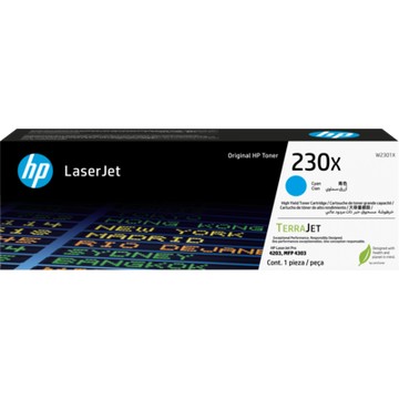 【領券優惠折300】 HP 230X 藍色原廠 LaserJet 高容量碳粉匣(W2301X) For HP LaserJet  4203 / 4303