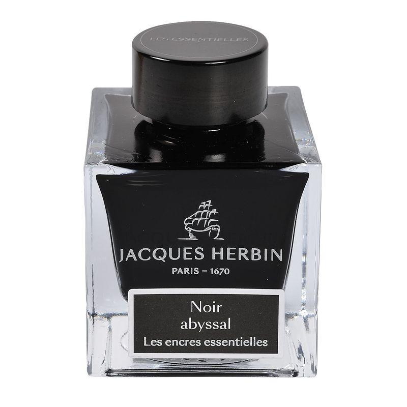 エルバン ジャックエルバン エッセンシャルインク 50ml 『深海のブラック』万年筆 ガラスペン・つけペン用 HERBIN hbj13109