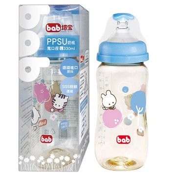 bab 培寶 PPSU奶瓶-寬口徑L330ml【悅兒園婦幼生活館】