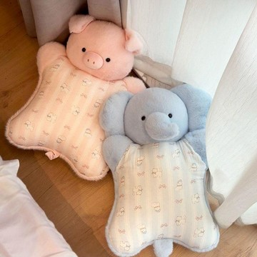 平價好物✨限時免運 玩偶安撫抱枕大象毛絨娃娃女生睡覺靠枕上班族午休枕生日禮物 回購率高 高評價推薦