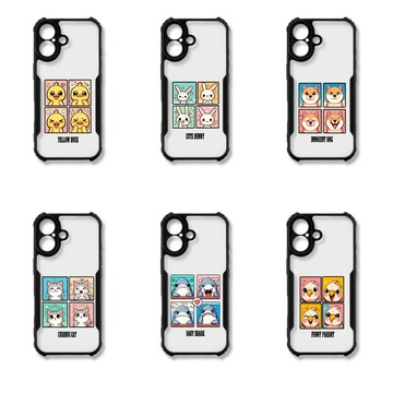 iPhone 17 Pro 殼 TRON iPhone 17 動物表情包 四角防摔 機甲殼 軟硬殼 手機殼