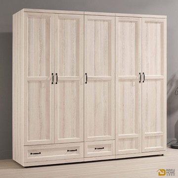 WAKUHOME 瓦酷家具 Shirley6.9尺組合衣櫥(全組) 寬207X深57.5X高190(公分)