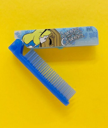 【震撼精品百貨】愛麗絲夢遊仙境 Alice 迪士尼公主系列摺疊梳子-愛麗絲#04228 震撼日式精品百貨