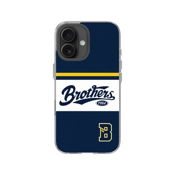 iPhone 16 Clear Case（相機按鈕） 透明 - 職棒-中信兄弟 Brothers - BROTHERS學院風格