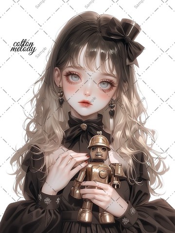 original sticker no.1462 人物貼紙 原創貼紙 女孩貼紙 原創人物貼紙